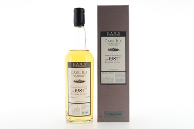 Lot 104 - CAOL ILA 1981 FLORA & FAUNA CASK STRENGTH