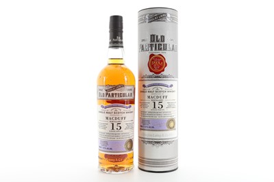 Lot 358 - MACDUFF 1999 15 YEAR OLD OLD PARTICULAR FOR ROBBIE'S DRAMS