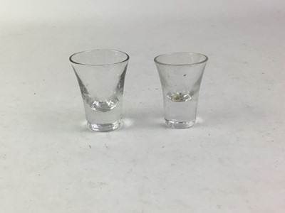 Lot 322 - GROUP OF COMMUNION GLASSES