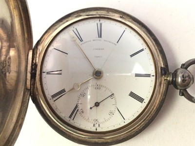 Lot 443 - SILVER POCKET WATCH