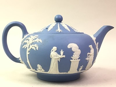 Lot 339 - GROUP OF WEDGWOOD BLUE JASPERWARE CERAMICS