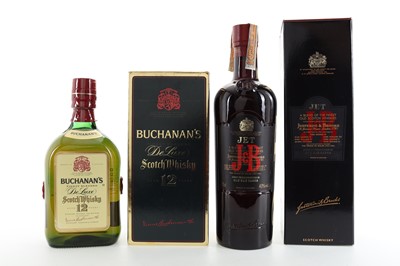 Lot 171 - BUCHANAN'S 12 YEAR OLD 75CL AND J&B JET 75CL