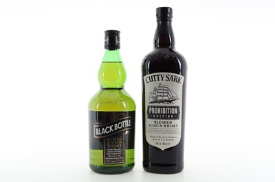 Lot 177 - BLACK BOTTLE AND CUTTY SARK PROHIBITION