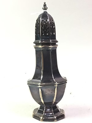 Lot 418 - SILVER SUGAR CASTER