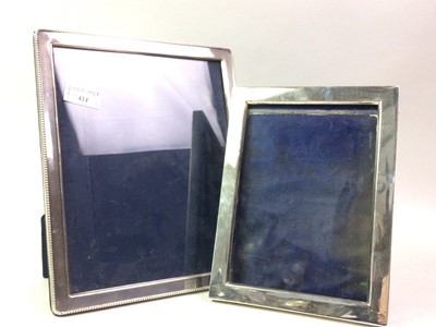 Lot 424 - GROUP OF SILVER PHOTOGRAPH FRAMES