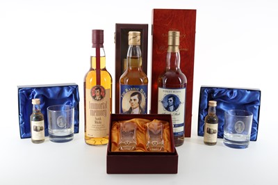 Lot 208 - COLLECTION OF ROBERT BURNS RELATED WHISKIES