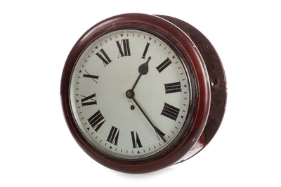 Lot 1047 - G.P.O. TWIN-DIAL STATION STYLE WALL CLOCK