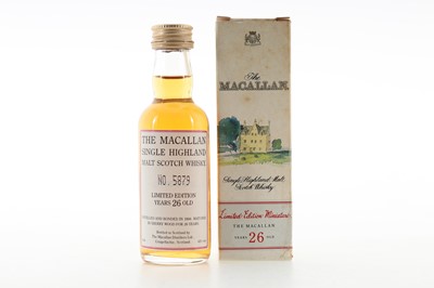 Lot 207 - MACALLAN 1966 26 YEAR OLD MINIATURE