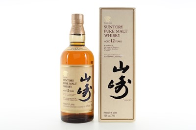 Lot 199 - SUNTORY (YAMAZAKI) 12 YEAR OLD PURE MALT