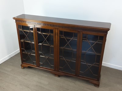 Lot 367 - MAHOGANY BOOKCASE