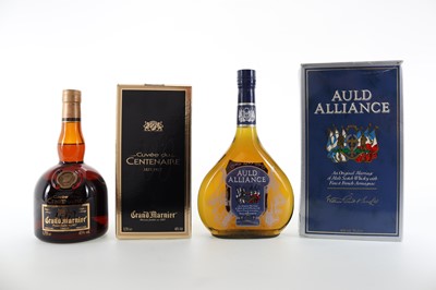 Lot 227 - AULD ALLIANCE AND GRAND MARNIER CUVEE DU CENTENAIRE