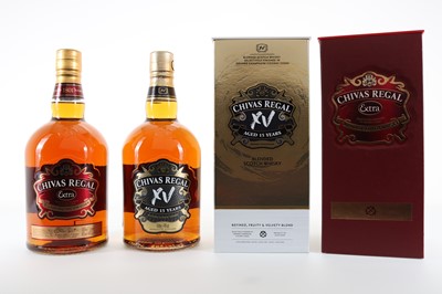 Lot 54 - CHIVAS REGAL 15 YEAR OLD 1L AND CHIVAS REGAL EXTRA 1L