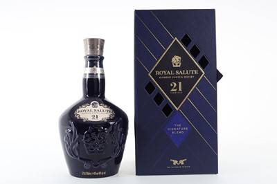 Lot 111 - CHIVAS ROYAL SALUTE 21 YEAR OLD KRISTJANA S WILLIAMS LIMITED EDITION