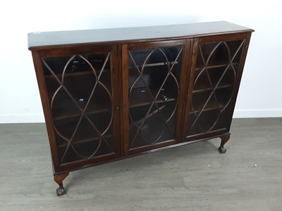 Lot 380 - MAHOGANY BOOKCASE