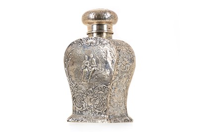 Lot 1079 - PSEUDO-HANAU TYPE CONTINENTAL SILVER CADDY