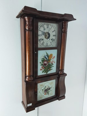 Lot 508 - SETH THOMAS AMERICAN WALNUT CLOCK