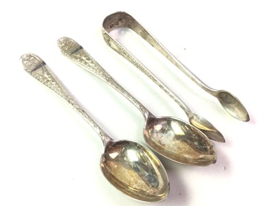 Lot 618 - SET OF TWELVE VICTORIAN SILVER TEASPOONS