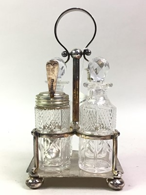 Lot 619 - PAIR OF ARTS & CRAFTS STYLE SILVER CANDLESTICKS