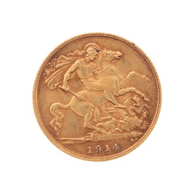 Lot 11 - GEORGE V GOLD HALF SOVEREIGN