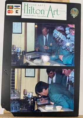 Lot 1817 - CELTIC F.C. & LISBON LIONS INTEREST, SIGNED ORIGINAL WORK OF ART