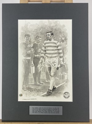 Lot 1818 - CELTIC F.C. & LISBON LIONS INTEREST, SIGNED ORIGINAL WORK OF ART