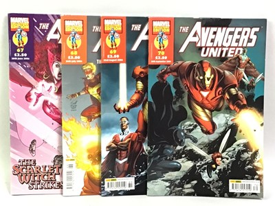 Lot 703 - AVENGERS UNITED, COLLECTION OF COMICS