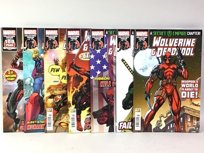 Lot 707 - WOLVERINE & DEADPOOL, DEADPOOL UNLEASHED, COLLECTION OF COMICS