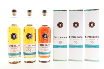 Lot 236 - FETTERCAIRN 16 YEAR OLD 1ST, 2ND AND 3RD RELEASE