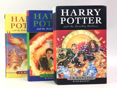Lot 42 - THREE HARRY POTTER FIRST EDITIONS