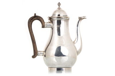 Lot 1110 - SILVER COFFEE POT