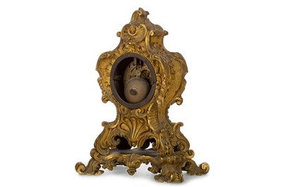 Lot 1056 - FRENCH ORMOLU MANTLE CLOCK