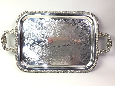 Lot 111 - GROUP OF SILVER PLATE
