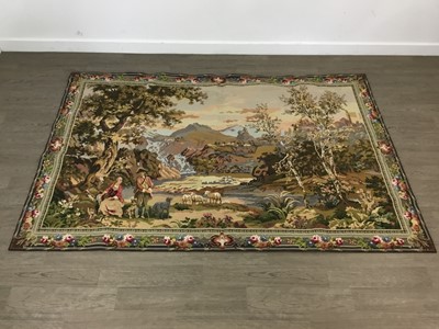 Lot 134 - WALL HANGING WOOL TAPESTRY