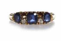Lot 145 - VICTORIAN DIAMOND AND GEM SET RING set with...