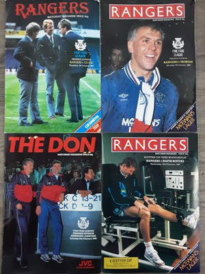 Lot 195 - COLLECTION OF RANGERS F.C. FOOTBALL PROGRAMMES