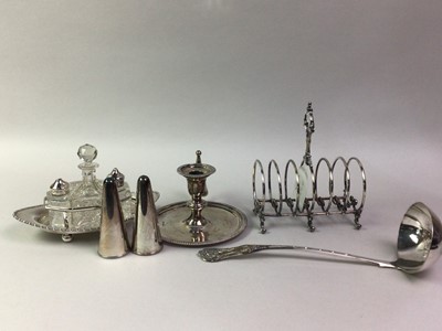 Lot 203 - COLLECTION OF PLATED ITEMS