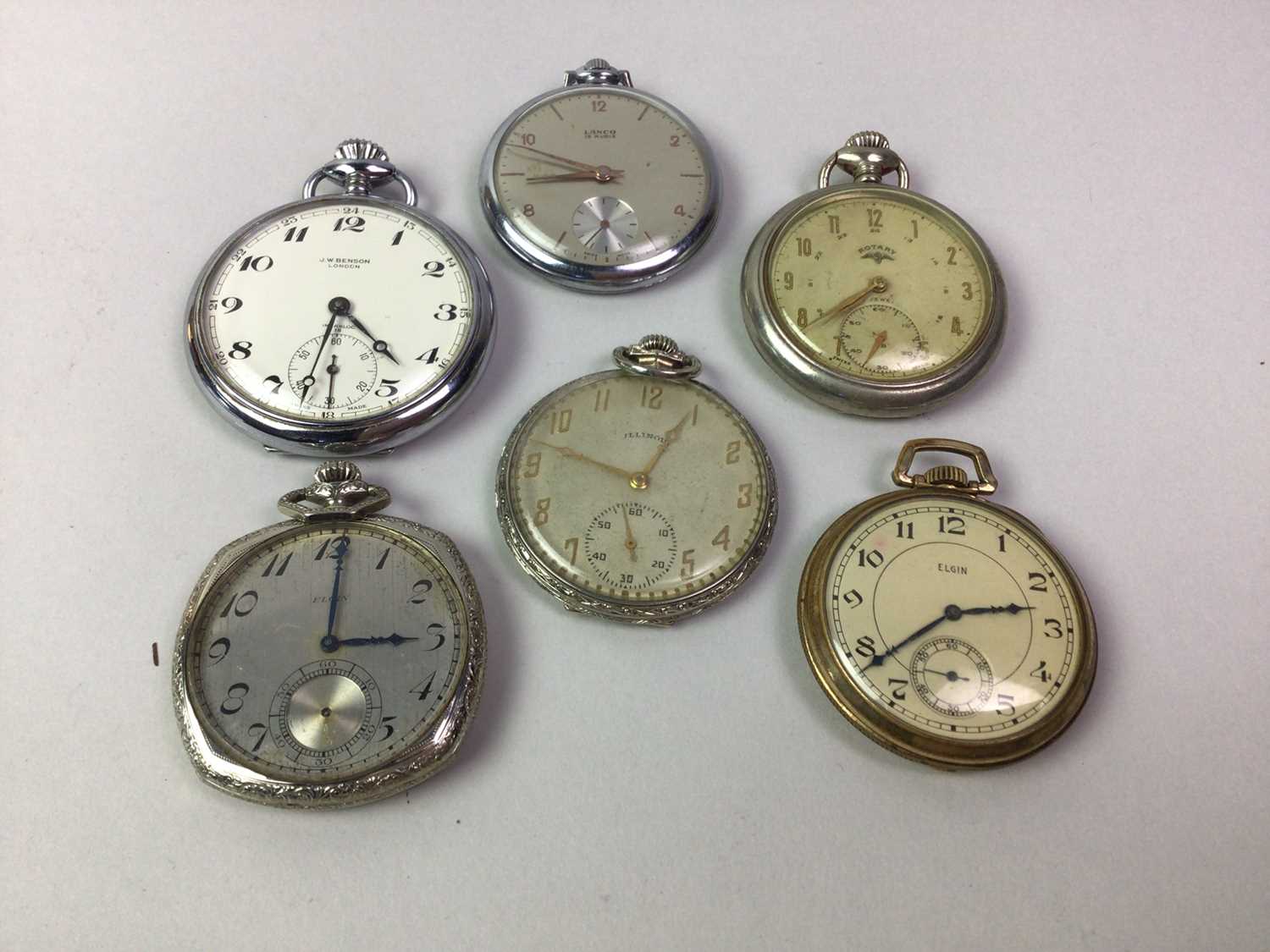 Lot 256 - COLLECTION OF TWELVE POCKET WATCHES