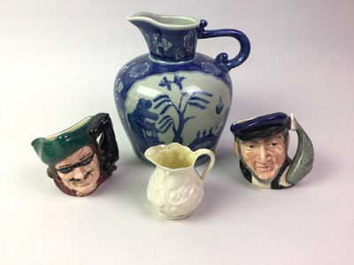Lot 336 - TWO ROYAL DOULTON CHARACTER TOBY JUGS