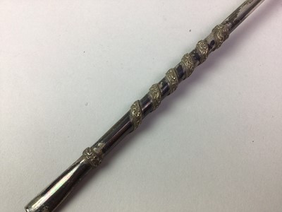 Lot 339 - ARGENTINIAN WHITE METAL MATE SPOON