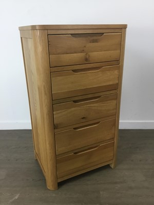 Lot 262 - PAIR OF MODERN OAK CHESTS