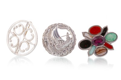 Lot 1125 - COLLECTION OF OLA GORIE SILVER JEWELLERY