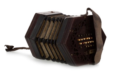 Lot 1064 - FORTY-EIGHT BUTTON CONCERTINA