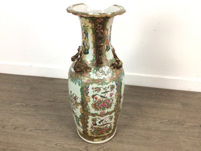 Lot 16 - CHINESE CANTON FAMILLE ROSE VASE