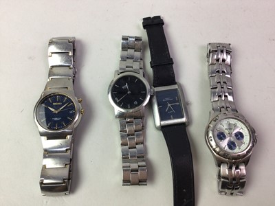 Lot 377 - FOUR  WRIST WATCHES