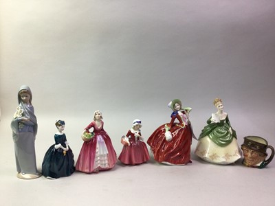 Lot 460 - GROUP OF ROYAL DOULTON FIGURES