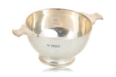 Lot 1160 - GEORGE V SILVER QUAICH