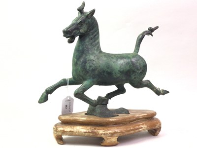 Lot 483 - CHINESE BRONZE TANG-STYLE HORSE