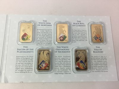 Lot 535 - THE QUEENS BEASTS COMMEMORATIVE INGOT COLLECTION