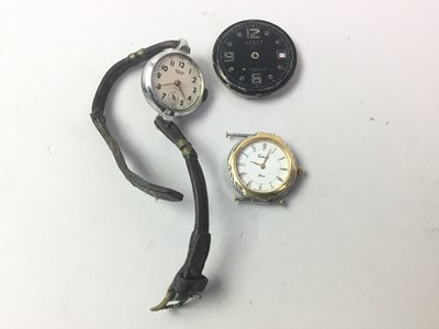 Lot 498 - GROUP OF VARIOUS WATCH PARTS