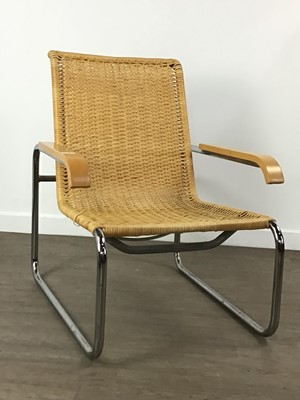 Lot 431 - AFTER MARCEL BREUER FOR THONET, B35 LOUNGE CHAIR